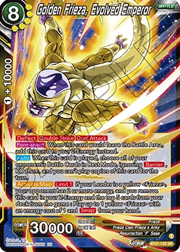 Golden Frieza, Evolved Emperor BT21-120 card