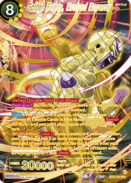 Golden Frieza, Evolved Emperor BT21-120 Dragon Ball Masters card