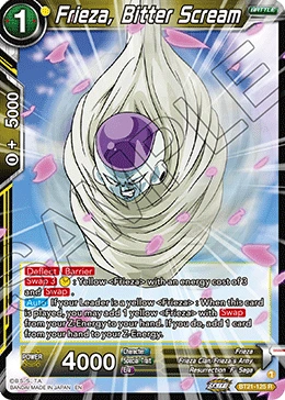 Frieza, Bitter Scream BT21-125 card