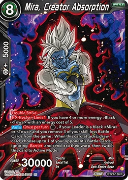 Mira, Creator Absorption BT21-136 card