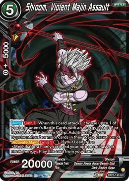 Shroom, Violent Demon God Assault BT21-140 card