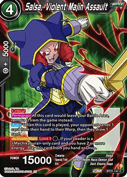 Salsa, Violent Demon God Assault BT21-141 card