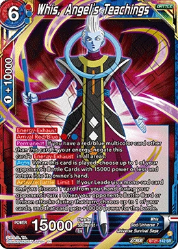 Whis, Angel’s Teachings BT21-142 card