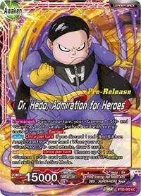 Dr. Hedo BT22-002 Dragon Ball Masters card, Promo