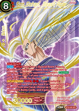 Son Gohan, Beast Roar BT22-009_SPR card