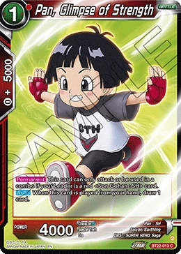 Pan, Glimpse of Strength BT22-013 card