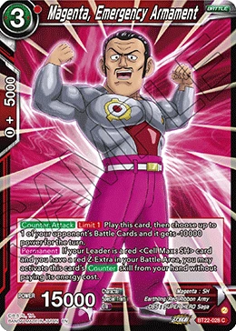 Magenta, Emergency Armament BT22-028 card