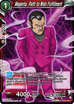 Magenta, Path to Wish Fulfillment BT22-029 card