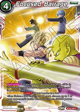 Focused Barrage BT22-030 card
