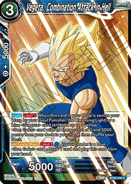 Vegeta, Combination Attack in Hell BT22-040 card