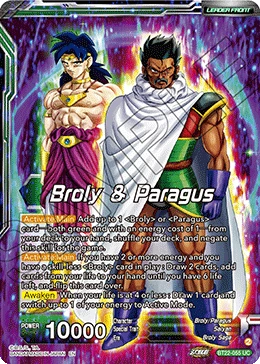 Broly & Paragus BT22-055 card