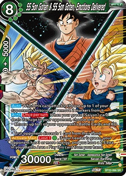 SS Son Gohan & SS Son Goten, Emotions Delivered BT22-066 card