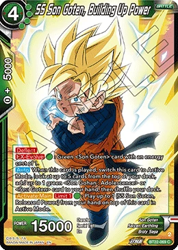 SS Son Goten, Building Up Power BT22-069 card