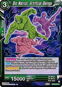 Bio Warrior, Artificial Beings BT22-077 card