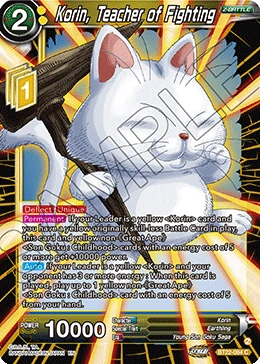 Korin, Teacher of Fighting BT22-084 card