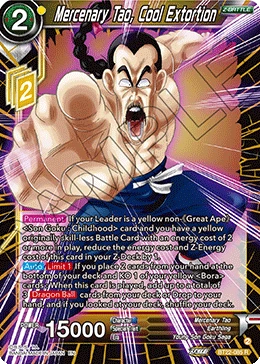 Mercenary Tao, Cool Extortion BT22-085 card