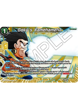 Goku’s Kamehameha BT22-086 card