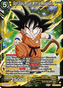 Son Goku, Duel With an Assassin BT22-088 card