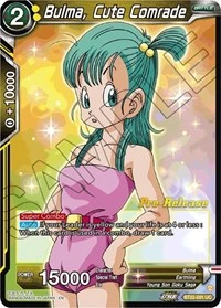 Bulma, Cute Comrade BT22-091 Dragon Ball Masters card, Promo