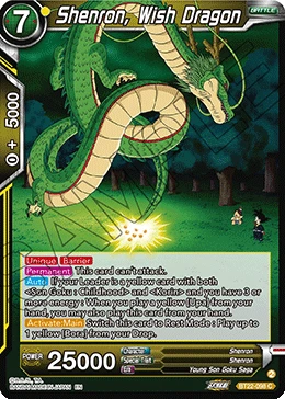 Shenron, Wish Dragon BT22-098 card