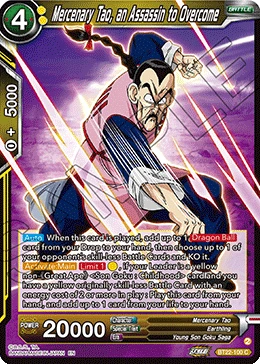 Mercenary Tao, an Assassin to Overcome BT22-100 card