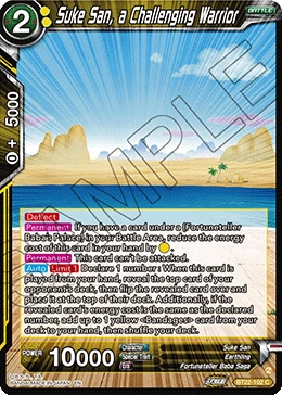 Suke San, a Challenging Warrior BT22-102 card