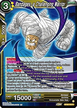 Bandages, a Challenging Warrior BT22-103 card