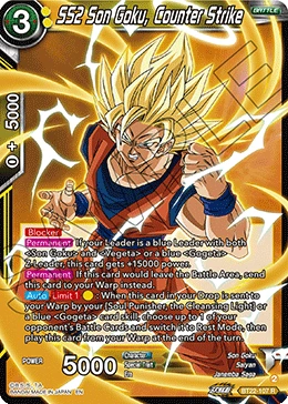 SS2 Son Goku, Counter Strike BT22-107 card