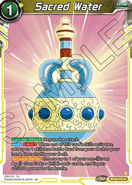 Sacred Water BT22-111 card