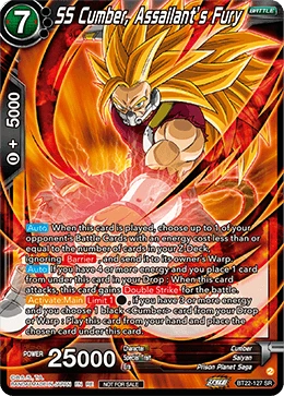 SS Cumber, Assailant’s Fury BT22-127_PR card