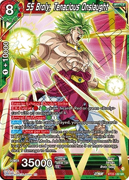 SS Broly, Tenacious Onslaught BT22-132 card