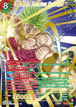 SS Broly, Tenacious Onslaught BT22-132 Dragon Ball Masters card