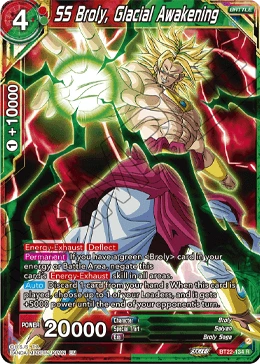 SS Broly, Glacial Awakening BT22-134 card