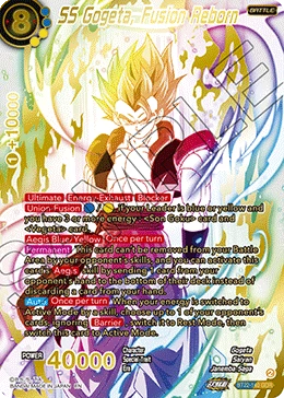 SS Gogeta, Fusion Reborn BT22-140 Dragon Ball Masters card