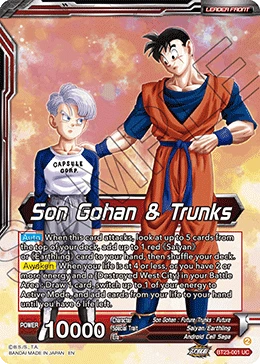 Son Gohan & Trunks BT23-001 card