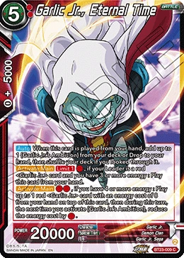 Garlic Jr., Eternal Time BT23-009 card