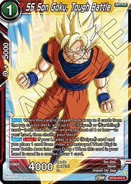 SS Son Goku, Tough Battle BT23-010 Dragon Ball Masters card