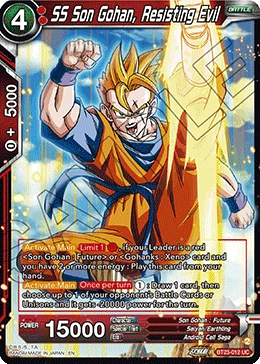 SS Son Gohan, Resisting Evil BT23-012 card