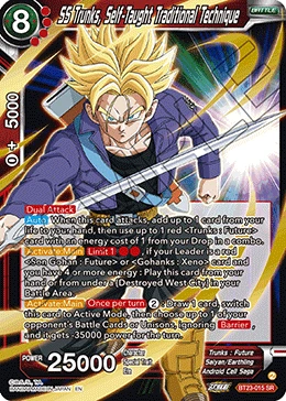 SS Trunks, Self-Taught Traditional Technique BT23-015 card