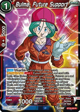 Bulma, Future Support BT23-020 card