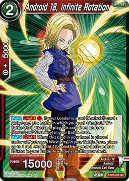 Android 18, Infinite Rotation BT23-028 card