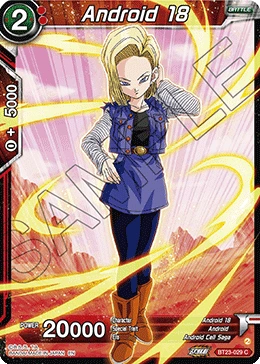 Android 18 BT23-029 card