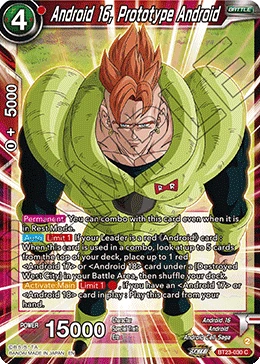 Android 16, Prototype Android BT23-030 card