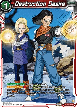 Destruction Desire BT23-035 card