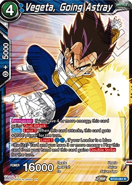 Vegeta, Going Astray BT23-061 card