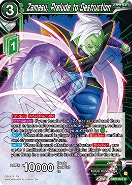 Zamasu, Prelude to Destruction BT23-075 card