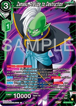 Zamasu, Prelude to Destruction BT23-075_PR card