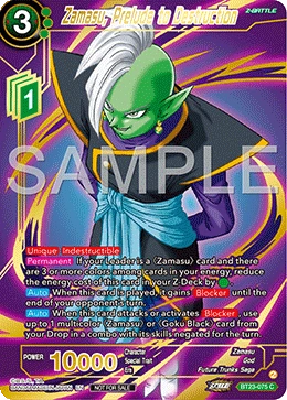 Zamasu, Prelude to Destruction BT23-075_PR02 card