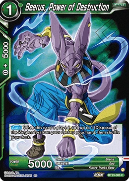 Beerus, Power of Destruction BT23-086 card