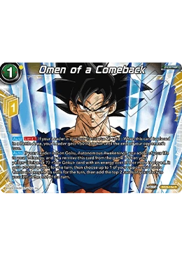 Omen of a Comeback BT23-104 Dragon Ball Masters card